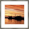 Morning Warning Framed Print