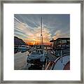 Morro Bay Sunset Framed Print