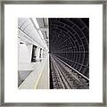 Moscow Metro - Yin And Yang Framed Print