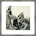 Moses Is Found Among The Bullrushes Framed Print