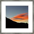 Mount Charleston Sunset Framed Print