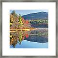 Mount Monadnock In Autumn Framed Print