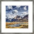 Mountain Landscape, Torres Del Paine Framed Print
