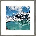 Mountain Peaks Turquoise Lake Himalayas Framed Print