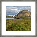 Mountain Top Of Iceland Framed Print