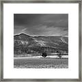 Mountain Weather Framed Print