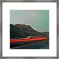 Mountain Zoom Framed Print