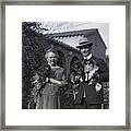 Mr. And Mrs. Tommy Ryan Hold Dogs Framed Print