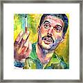 Mr Bad Guy - Freddie Mercury Portrait Framed Print