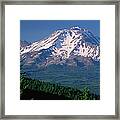 Mt Shasta Across Lake Siskiyou, Mt Framed Print