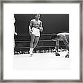 Muhammad Ali And Floyd Patterson Framed Print