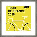 My Tour De France Minimal Poster 2020 Framed Print