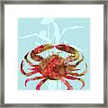Mystical Crab Framed Print