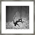 Naked Man Underwater Framed Print