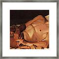 Naked Young Man - B. Snezhkovsky Framed Print