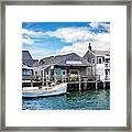 Nantucket Harbor Series 7126 Framed Print