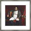 Napoleon At Fontainebleau Framed Print