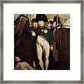 Napoleon Bonaparte On Board The Bellerophon In Plymouth Sound Framed Print