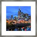 Nashville Night Framed Print