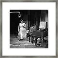 Nat King Cole Performs With Ella Framed Print