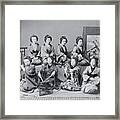 Native Female Orchestra Framed Print