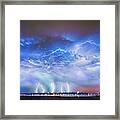 Natures Fourth Of July Framed Print