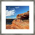 Natures Window Natural Rock Arch In Framed Print