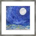 Neptune Full Moon Framed Print