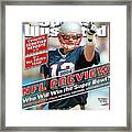 New England Patriots Quarterback Tom Brady, 2013 Nfl Sports Illustrated Cover Framed Print