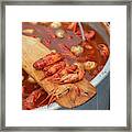 New Orleans Crawfish Mambo Framed Print