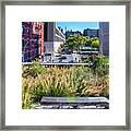 New York City, Manhattan, View From High Line Elevated Park Framed Print