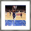New York Knicks V Charlotte Hornets Framed Print