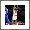 New York Knicks V Philadelphia 76ers Framed Print