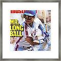 New York Mets Darryl Strawberry... Sports Illustrated Cover Framed Print