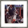 New York Mets Jerry Grote... Sports Illustrated Cover Framed Print