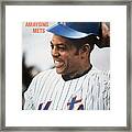 New York Mets Willie Mays Sports Illustrated Cover Framed Print