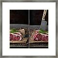 New York Strip Steak Framed Print