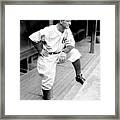 New York Yankees Lou Gehrig Framed Print