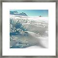 New Zealand - Dreamy Glacier Landscape Framed Print