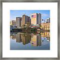 Newark, New Jersey, Usa Skyline Framed Print