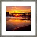 Newport Pier Framed Print