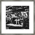 Newspaper Factory Framed Print