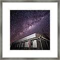 Night Sky In Atacama Desert, Chile Framed Print