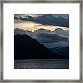 Nightfall In Hallo Bay Framed Print