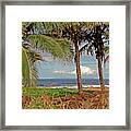 Hawaii - Niihau In The Distance Framed Print