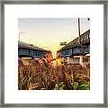 North Grand Island Bridges Framed Print