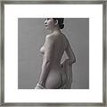 Nude Showing Back Framed Print