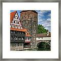 Nuremberg Medieval Buildings Framed Print