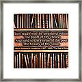 Library Way Framed Print