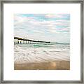 Ocean Beach Pier At Sunrise Framed Print